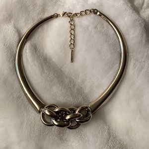 Silver toned necklace